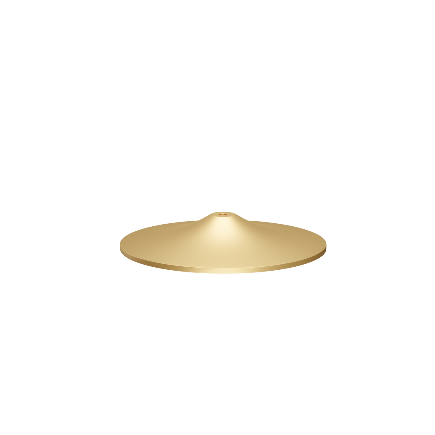 Sphere Heavy Base Plate Brass