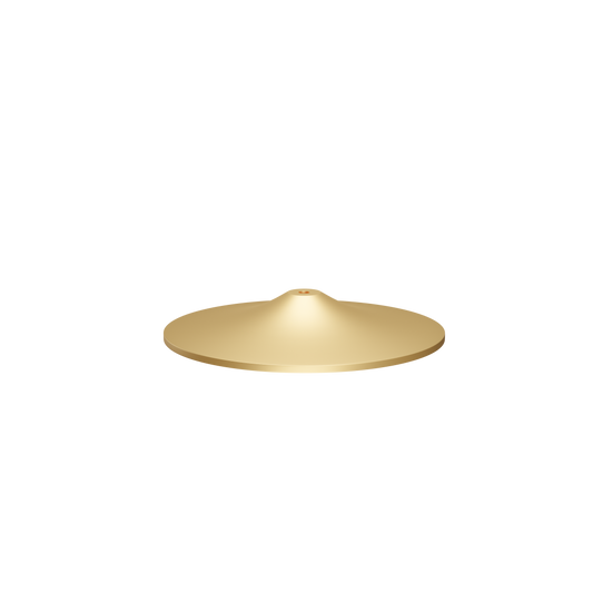 Sphere Heavy Base Plate Brass